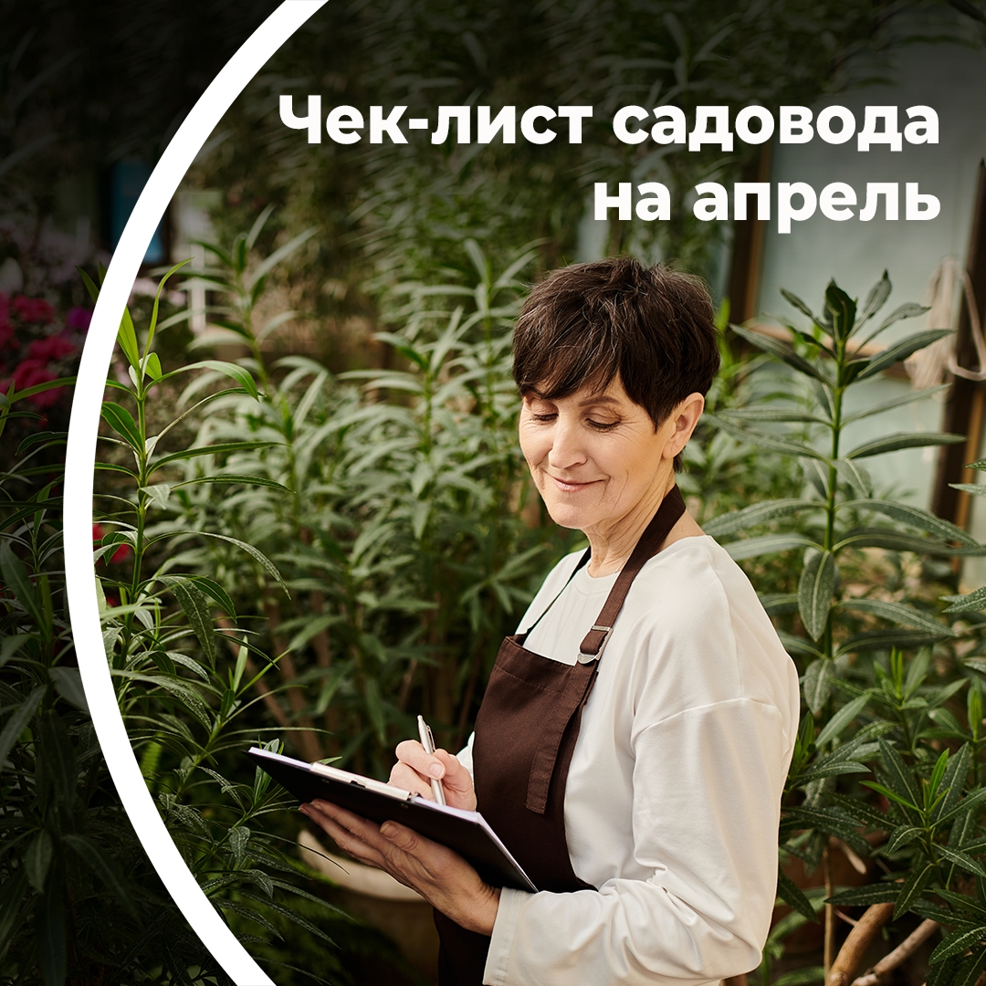 Чек-лист садовода на апрель