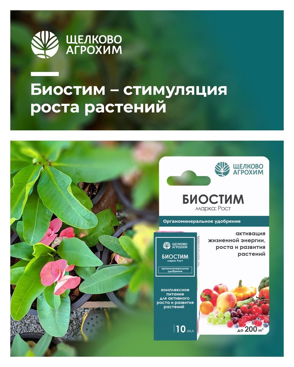 Биостим Рост – стимуляция роста растений