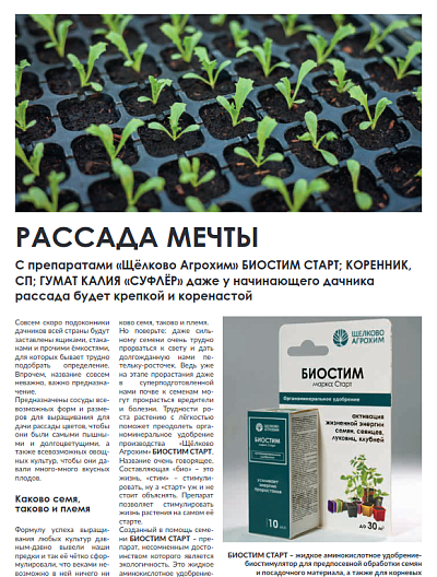 Рассада мечты
